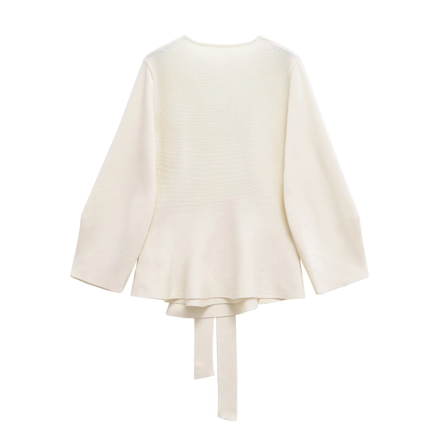 Wickeljacke mit Bindegürtel