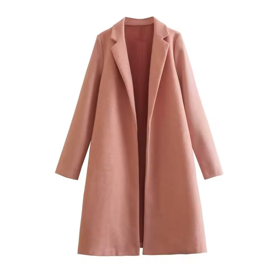 Langer Eleganter Mantel für Damen