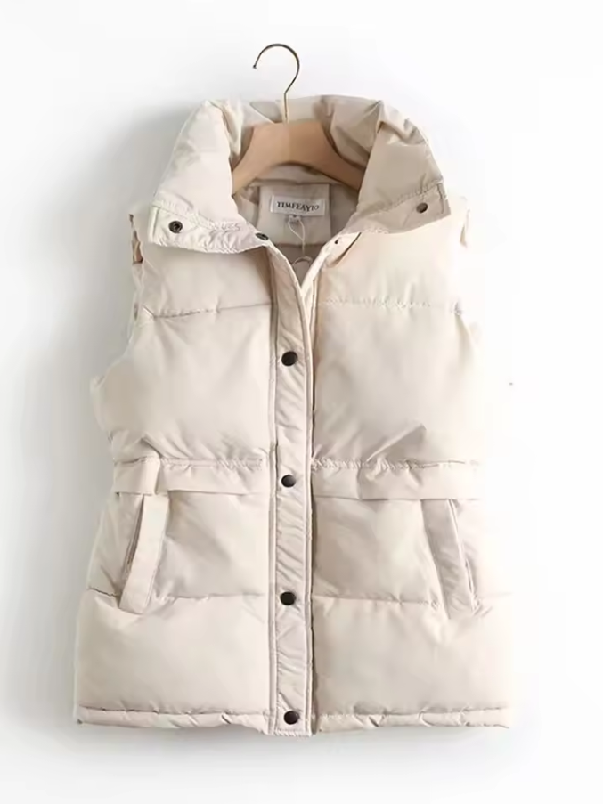 Elegante Weste für Damen mit Knopfleiste