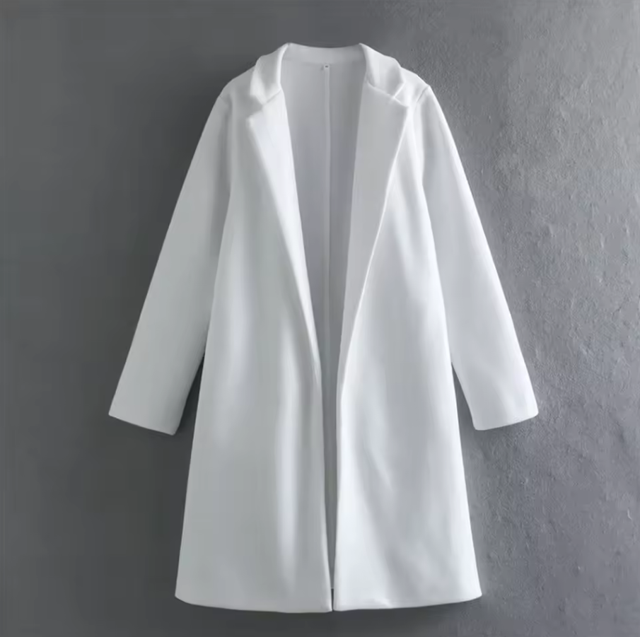 Langer Eleganter Mantel für Damen