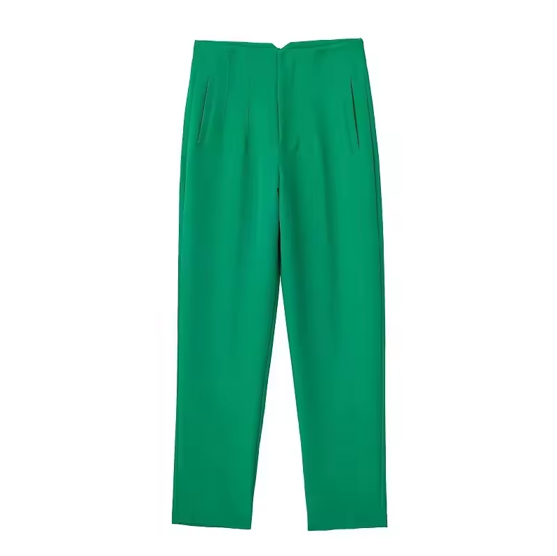 Hose mit hoher Taille und Bundfalten