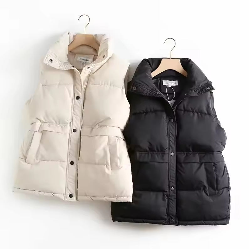 Elegante Weste für Damen mit Knopfleiste