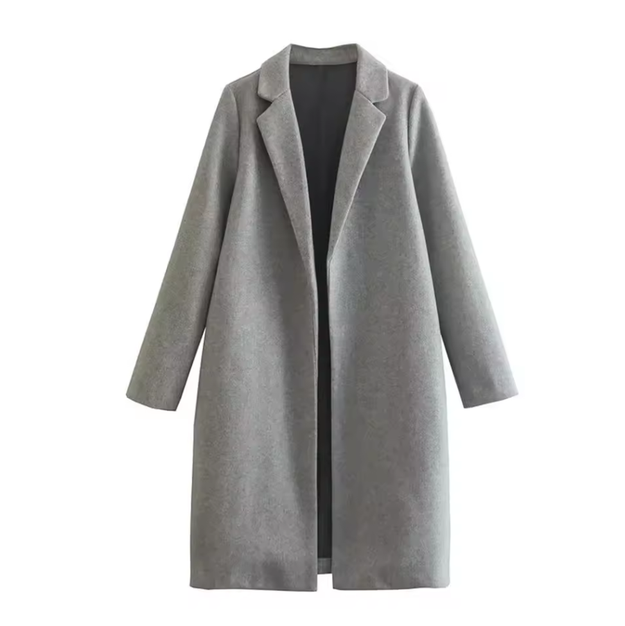 Langer Eleganter Mantel für Damen