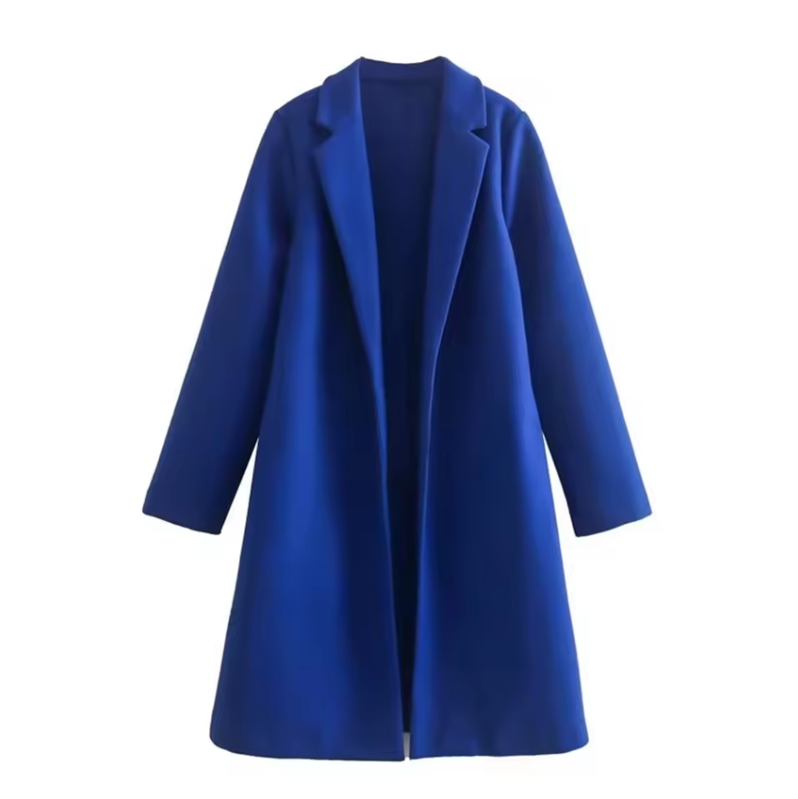 Langer Eleganter Mantel für Damen