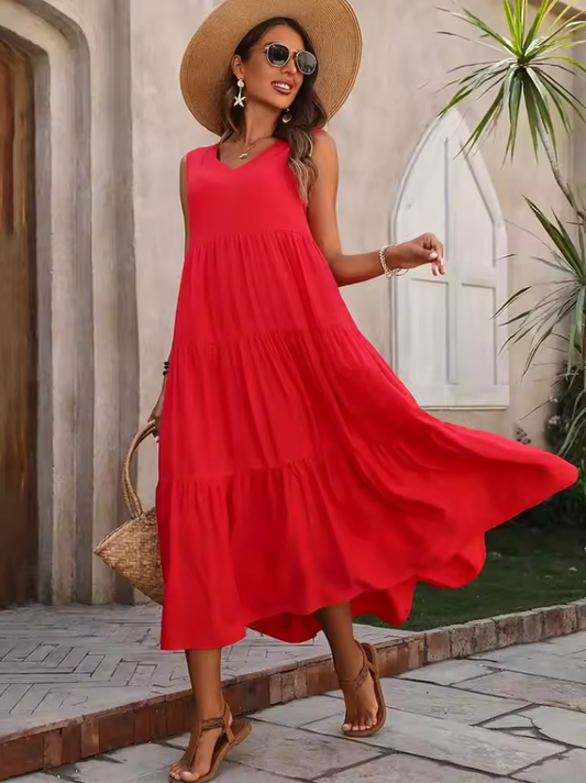 Elegantes Ärmelloses Maxikleid für Damen