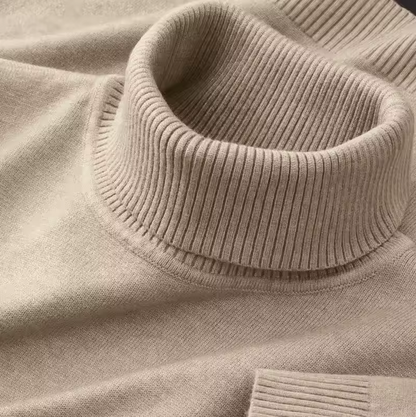 Eleganter Rollkragenpullover für Herren mit Komfortabler Passform