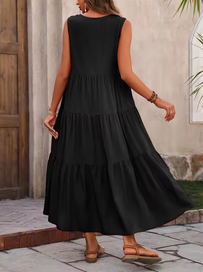Elegantes Ärmelloses Maxikleid für Damen
