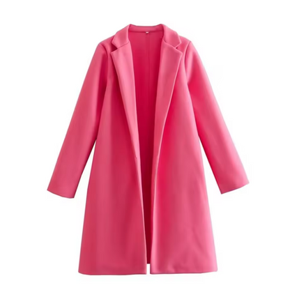 Langer Eleganter Mantel für Damen