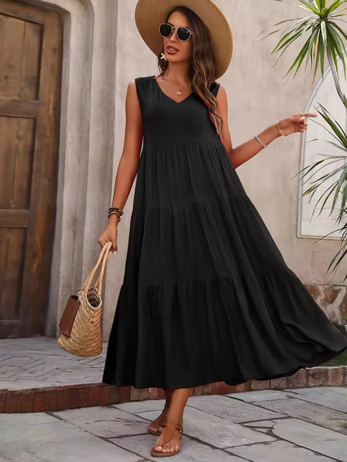 Elegantes Ärmelloses Maxikleid für Damen