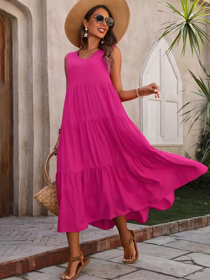 Elegantes Ärmelloses Maxikleid für Damen
